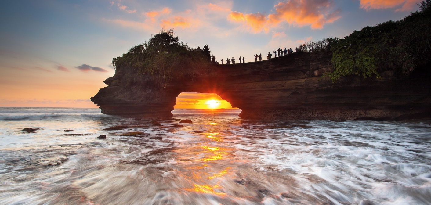 Sunset à Tanah Lot