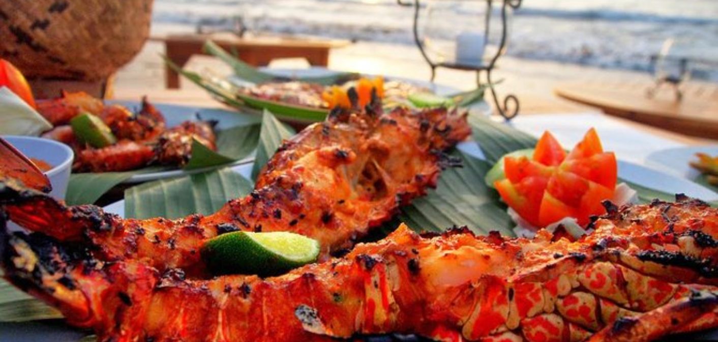 Fruits de mer sur la plage